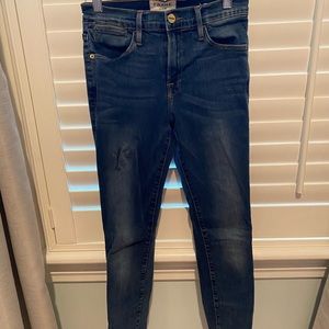 Frame light wash jeans